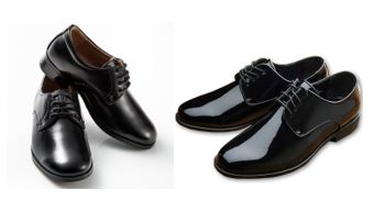 Formal black shoes for tuxedo